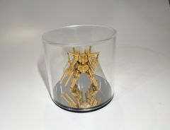 アクリル小型ケース100φサイズ（台座黒マット）ミラー板付き