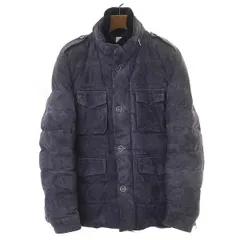 EMMETI ニット✕ダウンジャケット50 ネイビー 美品です。