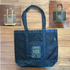 ★人気★希少品 SURFERS COFFEE リップストップ メッシュ トートバッグ  3色 送料無料 SC-TT-LMKH