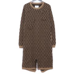 DOUBLET MONOGRAM JQ KNIT ROMPERS Sサイズ