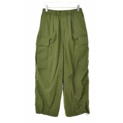 【Confirm】ZM2291001 ミリタリーワイドカーゴパンツ オーバーサイズ サイドポケット 裾ドローコード パラシュートパンツカーゴパンツ