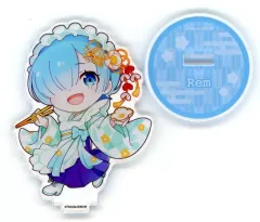 【中古】アクリルスタンド・アクリルパネル レム 「Re：ゼロから始める異世界生活×NATSLIVE CAFE 精霊祭 vol.2 デフォルメスタンドA」