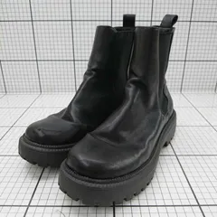 ■ ⊇ CITEN シテン シンプル サイドゴア ショート ブーツ サイズ表記なし ブラック系 レディース E  【1508250042836】