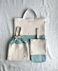 入園入学三点セット（レッスンバッグ 体操服袋 上靴入れ）