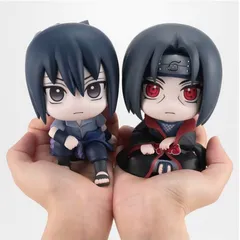 NARUTO-ナルト- うちはサスケ＆イタチ Q版 車載フィギュア同人グッズ