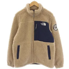 ザノースフェイス THE NORTH FACE ホワイトレーベル PLAY GREEN FLEECE JACKET フリースジャケット ジップアップ ロゴ ワッペン M/95 ベージュ NJ4FM56B /BMのサムネイル