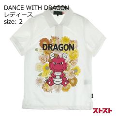ダンスウィズドラゴン アクビちゃん ゴルフ モックネック レディース