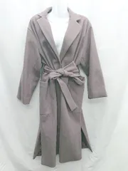 ◇ ⊇◎ GRL グレイル 長袖 ロングコート サイズM パープル レディース E  【1411280001899】