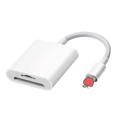 iPhone　アイフォン　SDカードリーダー　ライトニング　Lightning　SDカード　写真　転送　microSD【送料無料】