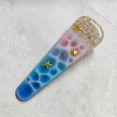 No.48】レジンヘアクリップ レジン ヘアピン ハンドメイド