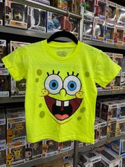 スポンジボブ キッズ Tシャツ Spongebob Smile ネオンカラー 半袖 派手 110cm