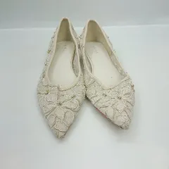 ◇ ⊂ RANDA ランダ レース パンプス サイズ24 ベージュ系 レディース E  【1505130002287】