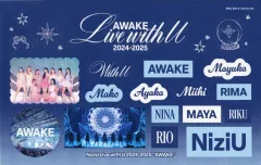 【中古】シール・ステッカー NiziU ステッカーシート 「Blu-ray NiziU Live with U 2024-2025 “AWAKE” 完全生産限定版」 封入特典