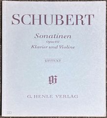 シューベルト バイオリンとピアノのためのソナチネ (ピアノ+バイオリン)輸入楽譜 Schubert Sonatinen Op.137 洋書