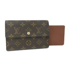 LOUIS VUITTON ポルト トレゾール エテュイ パピエ 三つ折り財布 パスケース モノグラム M61202