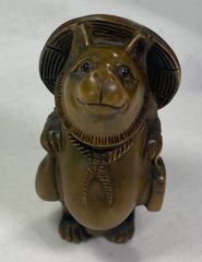 柘植材　置物　猿彫刻　中裸婦、春画珍品　黄楊繊細彫刻　木製 柘植材 置物 猿彫刻 中裸婦、春画珍品 黄楊繊細彫刻 木製