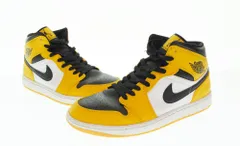ナイキ NIKE Air Jordan 1 Mid Taxiエアジョーダン1 ミッド タクシー スニーカー 黄色 554724-701 メンズ靴 スニーカー イエロー 28.5cm 103S-992