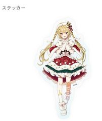 にじさんじ 鷹宮リオン ステッカー Lilly Crown クリアステッカー 鷹宮 リオン