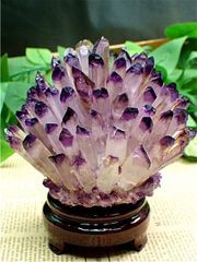 約：1055gAAA級家庭円満☆天然アメジストクラスターB85G6/335G13A