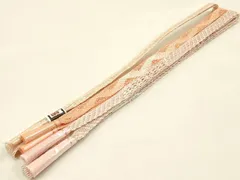 平和屋着物＊夏物　和装小物　上質な帯締め3本セット　レース組　平組　正絹　逸品　未使用　AAAY8168ay