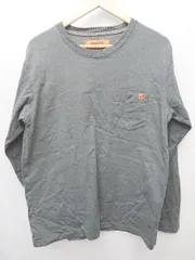 ◇ UNIVERSAL OVERALL ユニバーサルオーバーオール 長袖 Tシャツ カットソー サイズL ダークグレー系 メンズ P  【1407100011520】