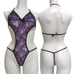 【新品】 在庫一掃セール中！ 花柄レース セクシーテディ （94605873） セクシー ランジェリー テディ プレースーツ プレイスーツ