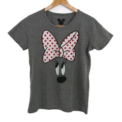 ディズニー 半袖Ｔシャツ プリントT ミニーマウス トップス レディース Lサイズ グレー Disney 【中古】