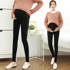マタニティパンツ 秋 マタニティレギンス アジャスター付き レギンス 妊婦 マタニティウエア スキニーパンツ 黒 着痩せ スリムパンツ マタニティ #apaap19307