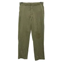 Dickies 874 ワークパンツ W36 ディッキーズ ベージュ ジップアップ ビッグサイズ ワーク 古着卸 アメリカ仕入 2504-225