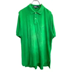 POLO RALPH LAUREN 半袖 ポロシャツ Lサイズ ポロラルフローレン グリーン コットン 古着卸 アメリカ仕入 t2406-3619