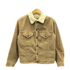 Levi's / リーバイス | 70s ヴィンテージ 70605-1523 ボア コーデュロイ ジャケット 刻印52 Rタブ | 38 | ベージュ / ホワイト | メンズ