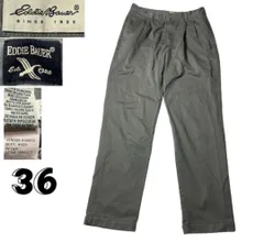 90s 00s白タグエディーバウアー2タックチノパンツ　W36 YKK USA