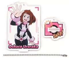 【中古】雑貨 麗日お茶子 ダブルアクリルプレートキーホルダー～ヒーロースナップ～ 「僕のヒーローアカデミア」