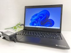 【良品 13.3インチ】東芝 dynabook S73/HS A6SBHSG8D211『Core i3(1115G4)3GHz/RAM:8GB/SSD:256GB』Win11 動作品