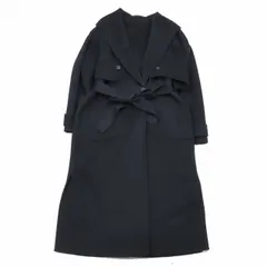 【美品】Lallia Mu ラリアムー リバーコート ウール100% ブラック Lallia mu／ラリアムー】4WAYデタッチコート | Aimant-エマン