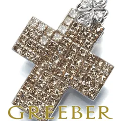 2024年最新】K18ホワイトゴールド ダイヤモンド クロスの人気アイテム  