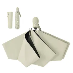 超軽量 199g カーキ UVカット率 100 遮光率100% 日傘 折りたたみ ワンタッチ自動開閉 完全遮光 晴雨兼用 レディース コンパクト 折り畳み日傘 紫外線遮断 耐風撥水 携帯便利 メンズ 母の日 父の日