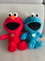 セサミ エルモ&COOKY MONSTER ぬいぐるみ 2個 まとめ