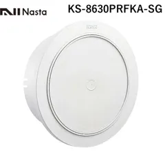 中古 【新品・７営業日以内発送】屋内換気口 丸型 プッシュタイプ アレルフィルター付 Φ150 シルバーグレー KS-8630 即納