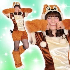 【アウトレット品】RUBIES ディズニー チップとデール チップ コスプレ コスチューム スタンダードサイズ レディース 155cm-165cm sp-037-034