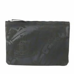 ヴィヴィアンウエストウッド Vivienne Westwood アングロマニア ANGLOMANIA クラッチバッグ セカンド プリント 総柄 黒 ブラック 鞄 ☆AA★のサムネイル