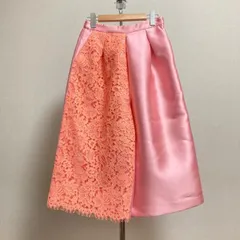 #anc チェスティ Chesty パンツ 0 ピンク ワイド 七分丈 光沢 レース レディース [764764]のサムネイル