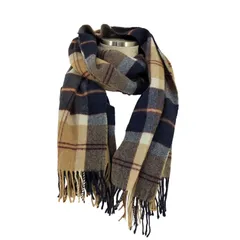 アーバンリサーチ URBAN RESEARCH PURE NEW WOOL チェック フリンジ マフラー レディース 表記無 のサムネイル