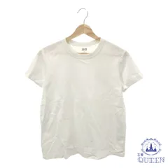 ☆美品☆ UNIQLO ユニクロ トップス Tシャツ カットソー 半袖 ラウンドネック 大きいサイズ レディース ホワイト XL 901-16242
