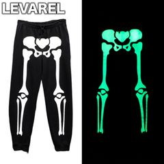 LEVAREL 23SS ”Luminous Bone” SWEAT PANT XLサイズ 蓄光 夜光 蛍光 リヴァール ボーン 骨 ホネホネ ジョガーパンツ スウェットパンツ イージーパンツ