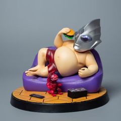 ウルトラマンティガ デブ フィギュア メタボウルトラマン パロディフィギュア サイズ12cm