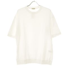 MACPHEE / マカフィー 21SS 12021102703 コットンナイロンリリヤーン クルーネックプルオーバー 長袖ニットセーター MACPHEE / マカフィー 21SS 12021102703 コットンナイロン