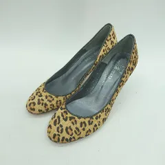 ◇ SEVEN TWELVE THIRTY セヴン・トゥエルヴ・サーティ レオパード柄 パンプス サイズ35 ベージュ系 レディース E  【1406180079468】