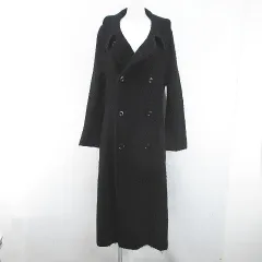 ヨウジヤマモトノアール YOHJI YAMAMOTO NOIR ピーコート ロング ツイード 2 黒系 ブラック 日本製 ロング丈 毛 ウール 裏地のサムネイル