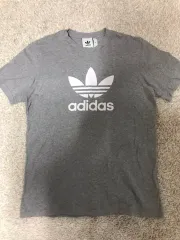 XL adidas(アディダス) トレフォイル グレー 半袖Tシャツ